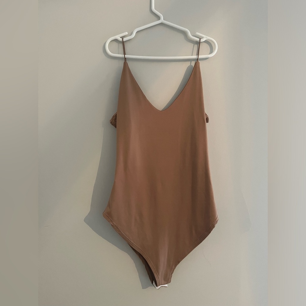 Gaze tan bodysuit, size XS